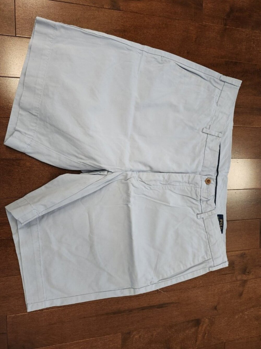 Polo Ralph Lauren men's light blue pima cotton shorts in size 38
